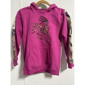 Girl’s Medium Legendary Whitetails Fuchsia Hoodie NWT